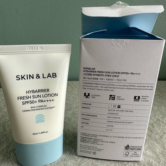 Skin & Lab Hybarrier Fresh Sun Lotion SPF50+ NEW - Picture 4 of 4